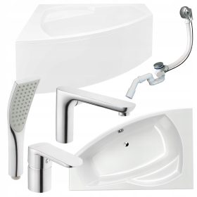 Kotna kad Laminart Ibiza 150x100 cm z akrilnim ohišjem