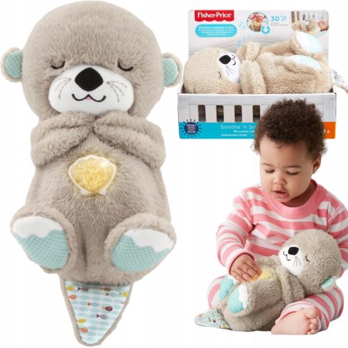 Fisher-Price FXC66 prijateljska plišasta vidra za pomirjanje 0 + 26 cm
