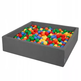 KiddyMoon suhi bazen 120-KW30D-248 siv 30x120 cm 300 kroglic