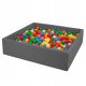 KiddyMoon suhi bazen 120-KW30D-248 siv 30x120 cm 300 kroglic
