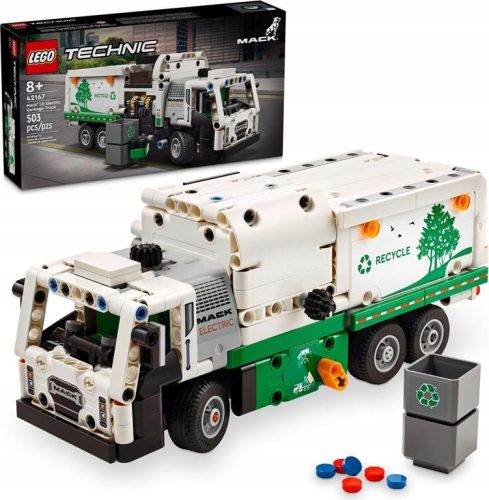 LEGO Technic Električni Smetarski Tovornjak Mack LR 42167
