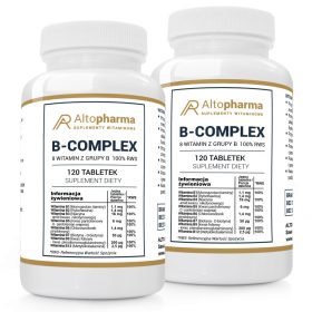   Altopharma® - Kompleks vitaminov B 100% RWS, brez GMO in polnil, 240 tablet