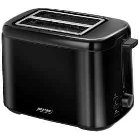    MPM MTO-07/C Opekač za odmrzovanje kruha 800 W 2 toasta Croutons Črna