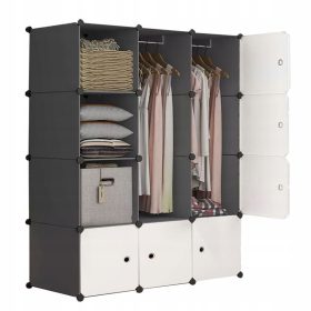   MAXXLLC modularna omara 111 x 164 x 47 cm antracit, odtenki sive