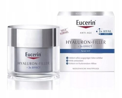 Eucerin Hyaluron Filler + 3x Effect nočna krema 50ml