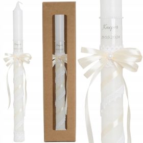 Boho personalizirana prvoobhajilna sveča SK-6B