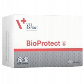   Veterinarski probiotik za pse in mačke Vet Expert Bioprotect 60 kapsul