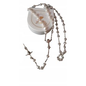 Rožni venec za prvo sveto obhajilo, bel