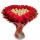 Sweetheart Bouquet with Ferrero Rocher and 18 Roses Gift for 18th Birthday