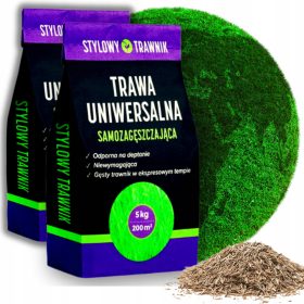    Okrasna trava, travna mešanica, za suhe prostore, senčne prostore, vrt, obnovo, šport Stylowy Trawnik 400 m² 10 kg