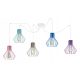 Stropna svetilka JasnoCiemno E27, večbarvna