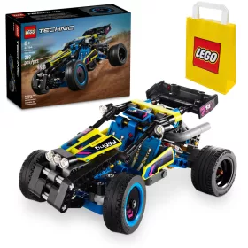   LEGO Technic Terenski Dirkalni Buggy 42164 + LEGO Papirnata Vrečka 6315786 Rumena 24x8x18 cm