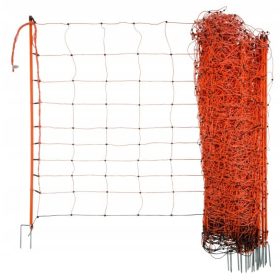   ELEKTRIČNA MREŽA ZA OVCE OVINET 50M VIŠINA 108CM ORANŽEN KERBL