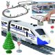 Velika električna železniška proga 9 m + vagoni, most, tunel