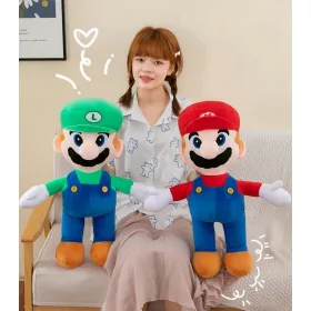 MEGA VELIKI SET SUPER MARIO IN LUIGI PELUŠKA MEDVEDKA 60cm