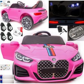 Kabriolet električni avto M4 belo-rdeč