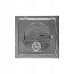   Regulator dimnega vleka s kvadratnim okvirjem dimnika 14x14 cm