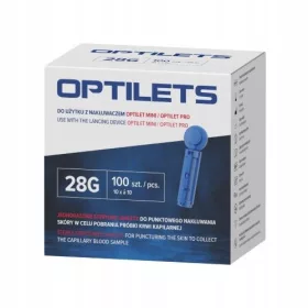 Lancete za enkratno uporabo Optilets 28G 100 kos