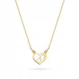  ČUDOVITA SREBRNA OGRLICA pr. 925 SRCA v SRCU