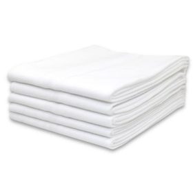 EGA OTROŠKA Bela bombažna plenica Lux 60/80cm, 5 kosov
