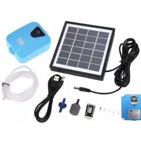 Načrtovalna solarna črpalka za ribnik z vgrajeno baterijo