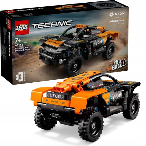 LEGO TECHNICS 42166 NEOM MCLAREN TERENSKO VOZILO JEEP QUAD PULLBACK AUTO 7+