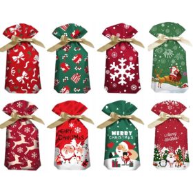   BOŽIČNE DARILNE VREČKE ZA PRAZNIČNA DARILA 8 KOSOV 34x23cm