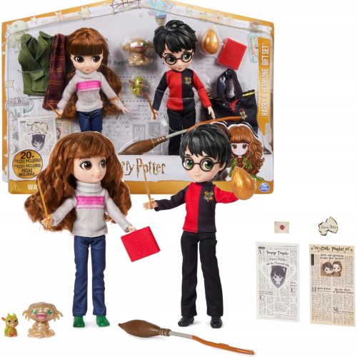 Harry Potter in Hermione kolekcija figuric + dodatki 20+ elementov