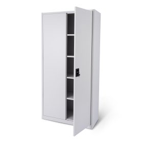   Slovenian Name: Visokokakovostna Kovinska Omara "Milano" za Shranjevanje Orodja in Dokumentov 180 x 90 x 39 cm Siva

SEO-Optimized Description:
Visokokakovostna kovinska omara "Milano" je idealna za s