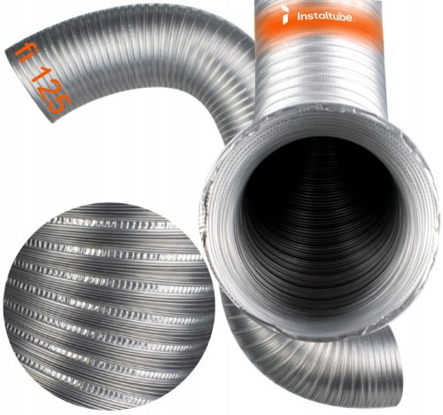 InstalFlex 125 mm Fleksibilna Aluminijasta Kanalna CeV za Ventilacijo