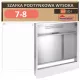 VISOKA PODOBNA OMARA ZA RAZDELILNIK, 7-8 VEZOV
