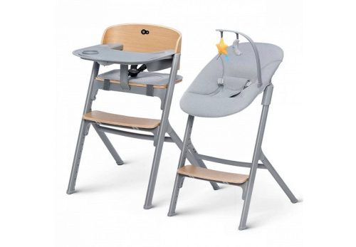 Kinderkraft Leseni stolček za hranjenje LIVY + gugalnica CALMEE