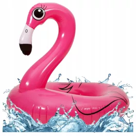 PLAVALNO KOLO VELIKI FLAMINGO ROZA 100 x 81 x 92 cm