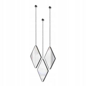  Stensko ogledalo Umbra, kovinski okvir, 170 x 700 mm