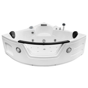 Kotna hidromasažna kopalna kad Mazur 150x150 cm
