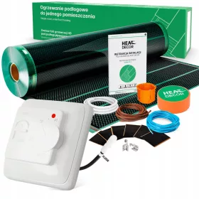    HD-G grelna folija | Termostat T01.W | 80 W/m² | Set 1,5 m²