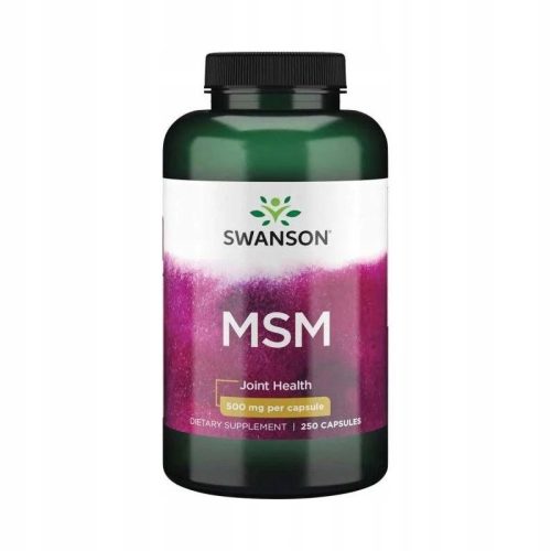 MSM (Metylosulfonylometan) 500mg, 250 kapsul - Podpora za Sklepe in Imunski Sistem