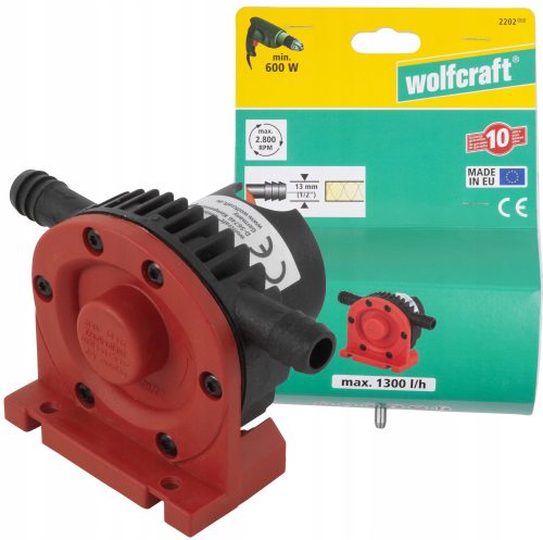rpalka za vrtalnik Wolfcraft 600 W 1001 - 1600 l/h