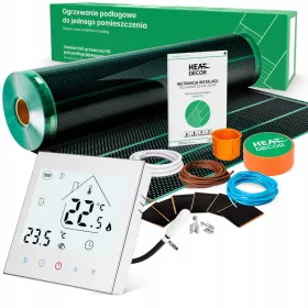    HD-G grelna folija | Termostat T1000.W | 140 W/m² | 9 m² komplet