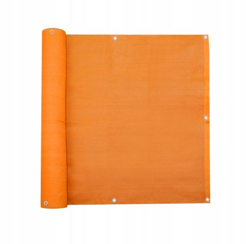 Balkonska prevleka z zračno tkanino in vidnimi šivi, oranžna, 300x90 cm