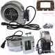 Ventilator za bojler in peč WPA 120 z loputo - Aluminij