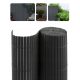 Dvustranska PVC prevleka za balkon/teraso/vrt 400x180 cm SIVA
