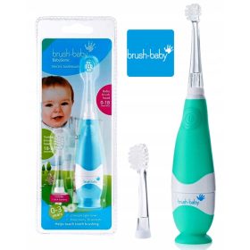   Električna zobna ščetka za otroke Brush-Baby BabySonic - MIČKEN ZELEN