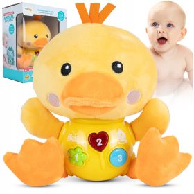   INTERAKTIVNA RACA LUČKA S POJE MASKOTO | Ta interaktivna plišasta račka prinaša svetlobo in zvok, ki bosta navdušila vašega malčka. Zabavne melodije, odlični odgledi ter trije različni načini igre bod