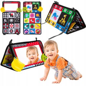   SENZORIČNA ZLOŽLJIVA IGRAČA Z OGLEDALOM ZA OTROKE IN DOJENČKE