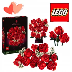   LEGO IKONE Buket vrtnic 10328 | Rože | Lego cvetlični aranžma + bonusi