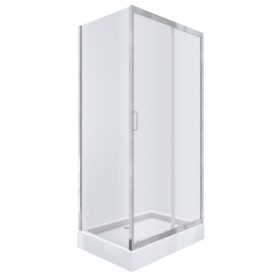   Durasan ZOE tuš kabina s pravokotnimi drsnimi vrati 100 x 70 cm
