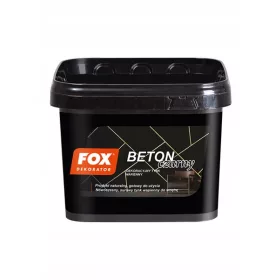 FOX ČRN DEKORATIVNI BETONSKI OMET 14 kg