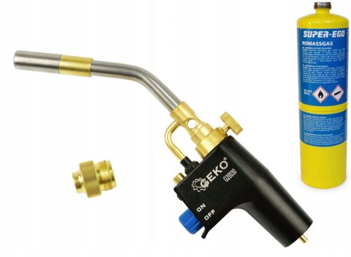Plinski gorilnik za mehko in trdo spajkanje Geko G20030 + adapter
