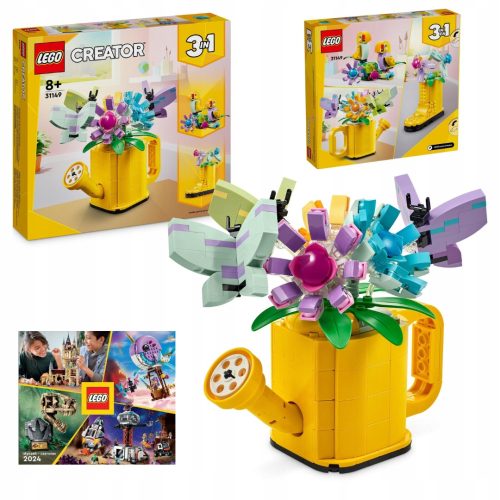LEGO Ustvarjalec 31149 Rože v zalivalki + LEGO KATALOG 2024 NOVO